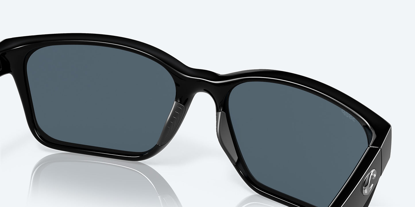 [Gray Polarized Polycarbonate Lenses, Black Frame]