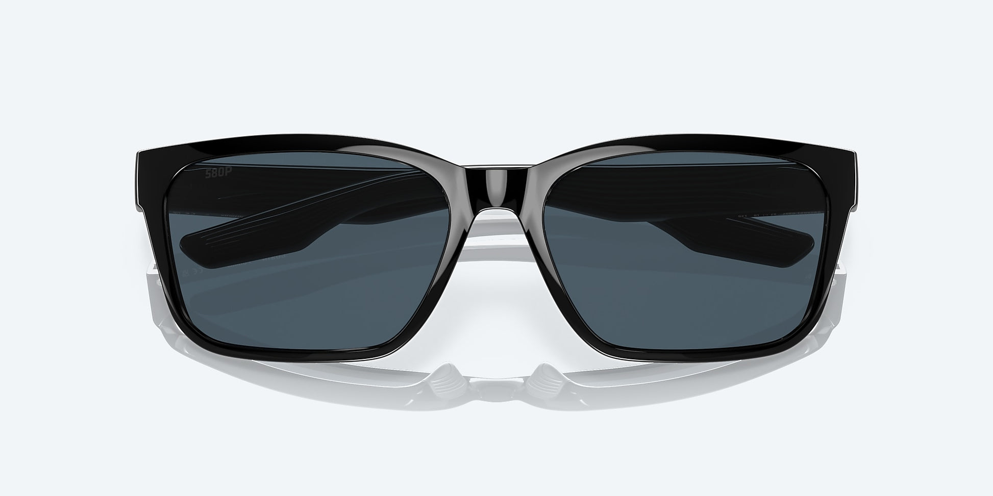 [Gray Polarized Polycarbonate Lenses, Black Frame]