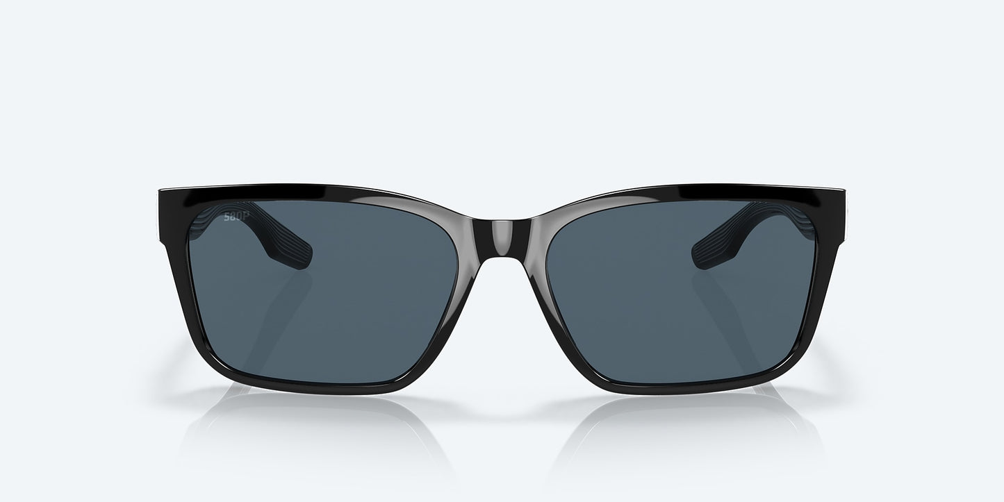 [Gray Polarized Polycarbonate Lenses, Black Frame]