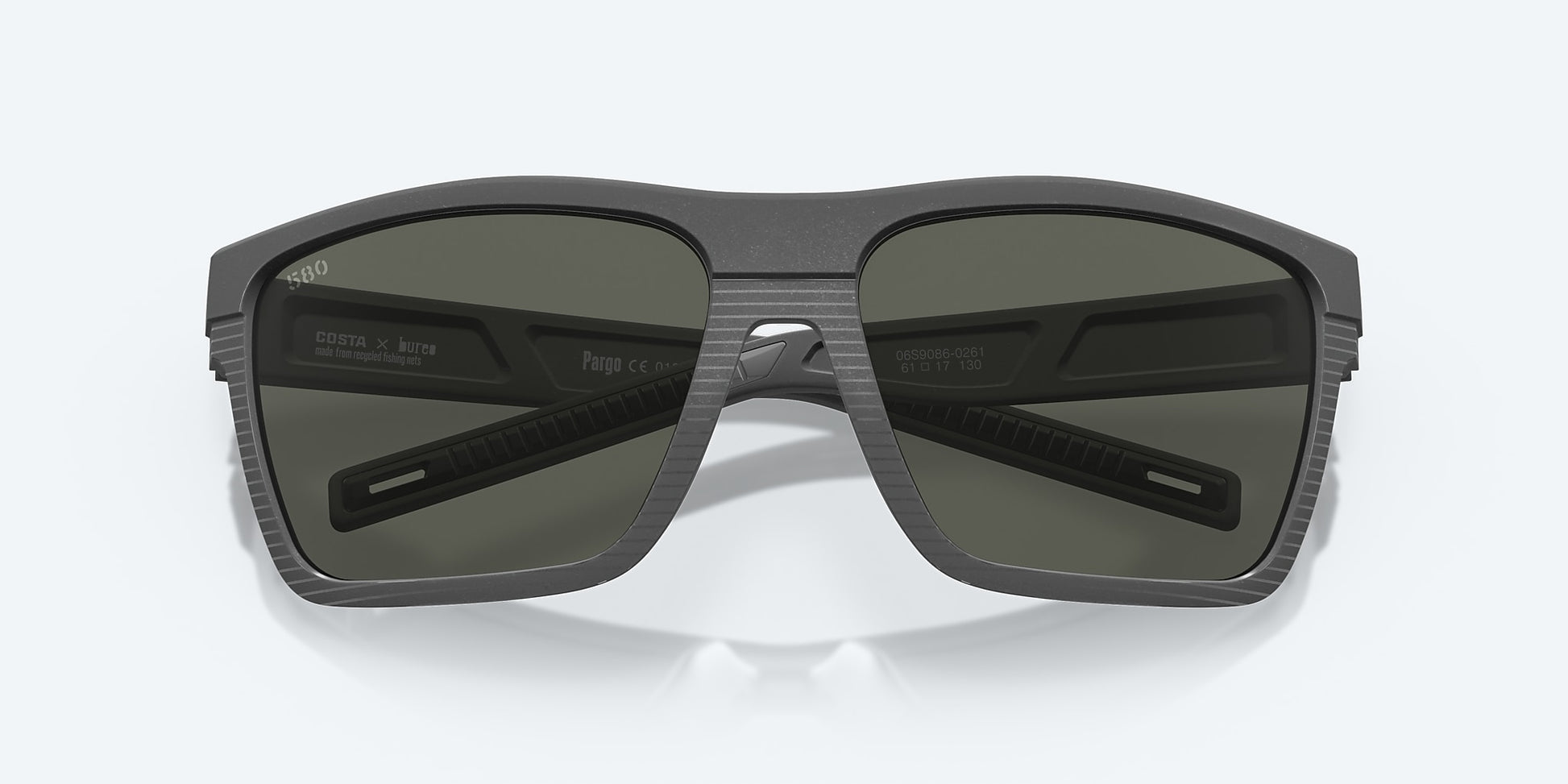 [Gray Polarized Glass Lenses, Dark Gray Frame]
