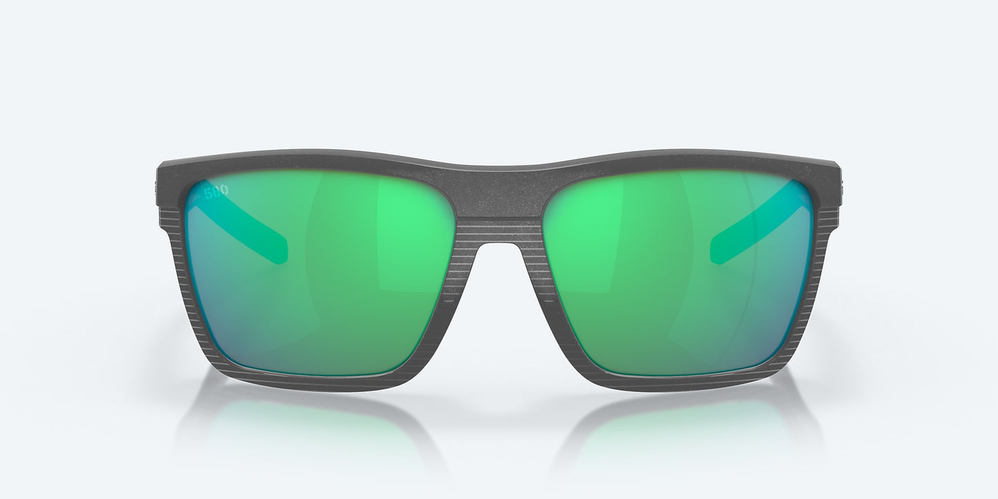 [Green Mirror Polarized Glass Lenses, Dark Gray Frame]