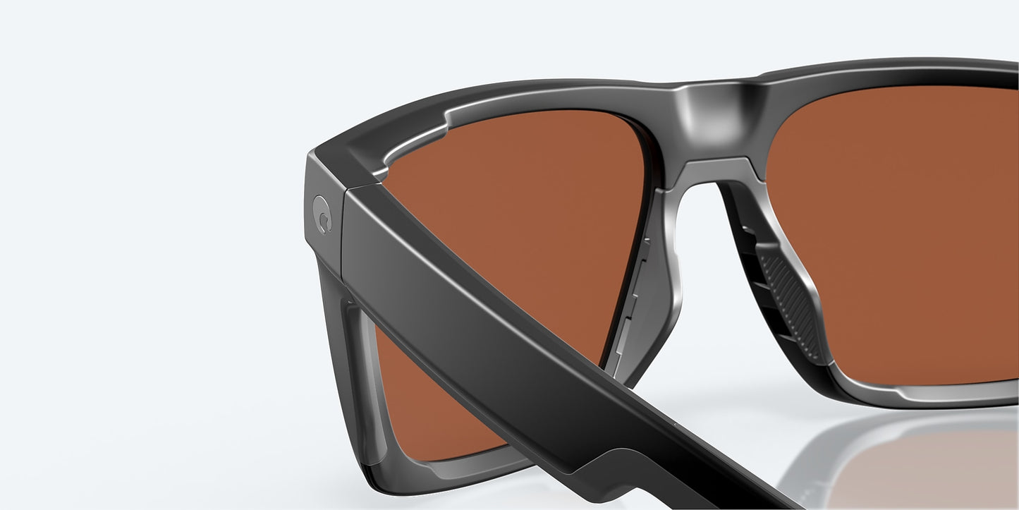 [Green Mirror Polarized Glass Lenses, Matte Black Frame]