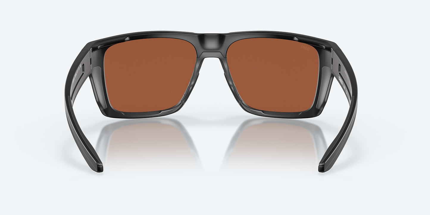 [Green Mirror Polarized Glass Lenses, Matte Black Frame]