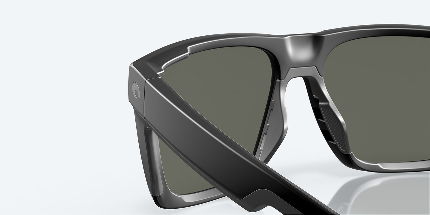[Gray Polarized Glass Lenses, Matte Black Frame]