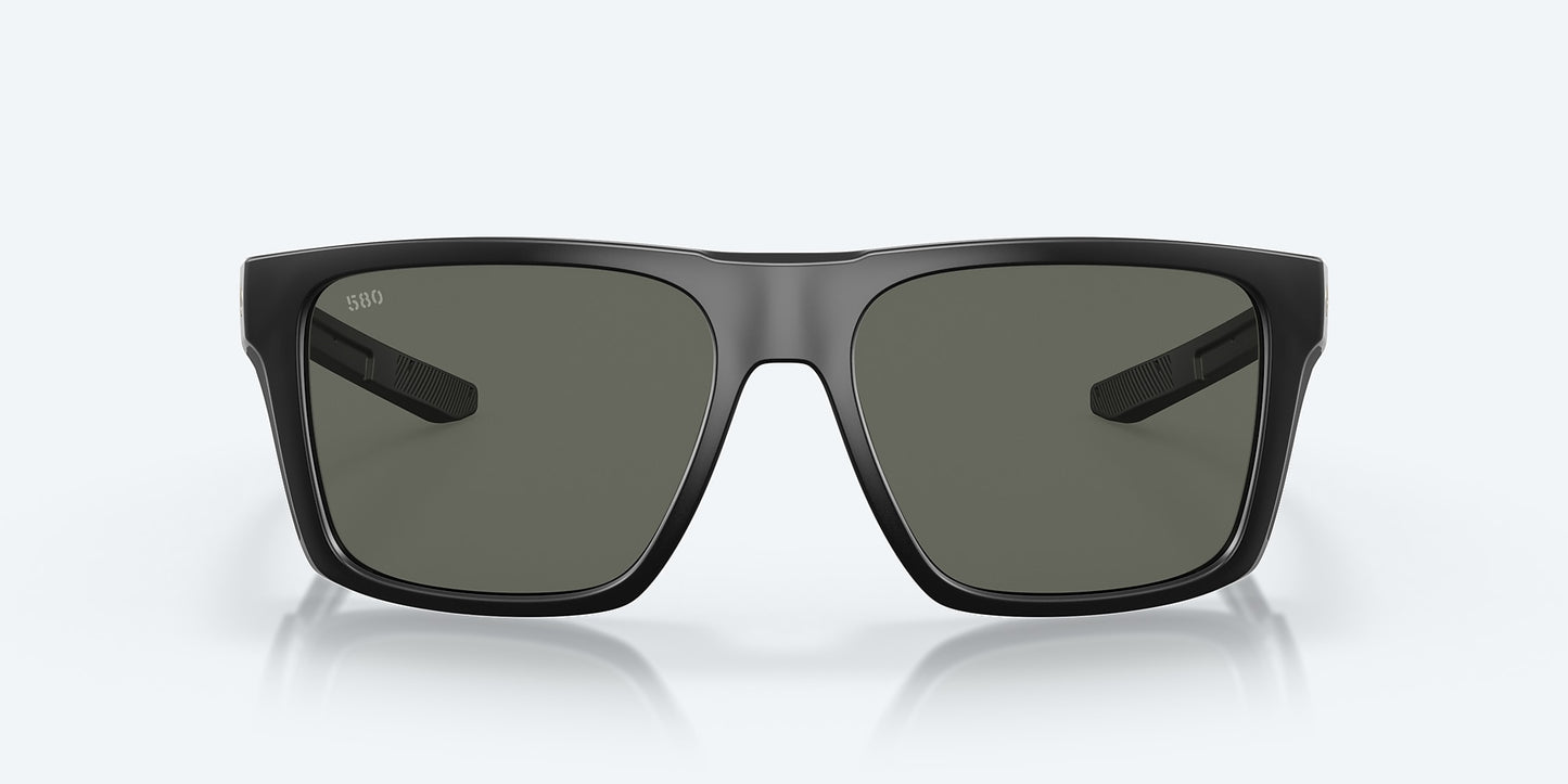 [Gray Polarized Glass Lenses, Matte Black Frame]