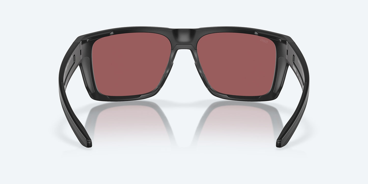 [Gold Mirror Polarized Glass Lenses, Matte Black Frame]