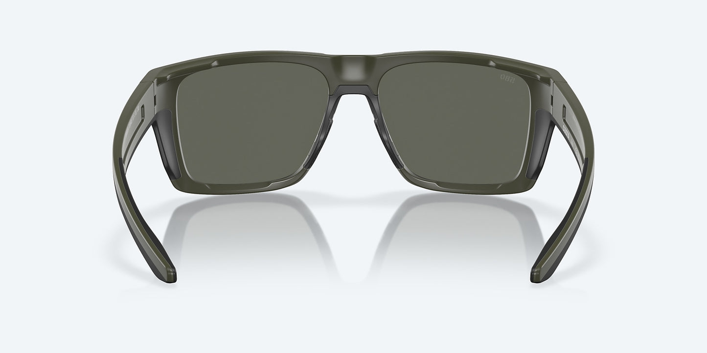[Gray Polarized Glass Lenses, Matte Olive Frame]