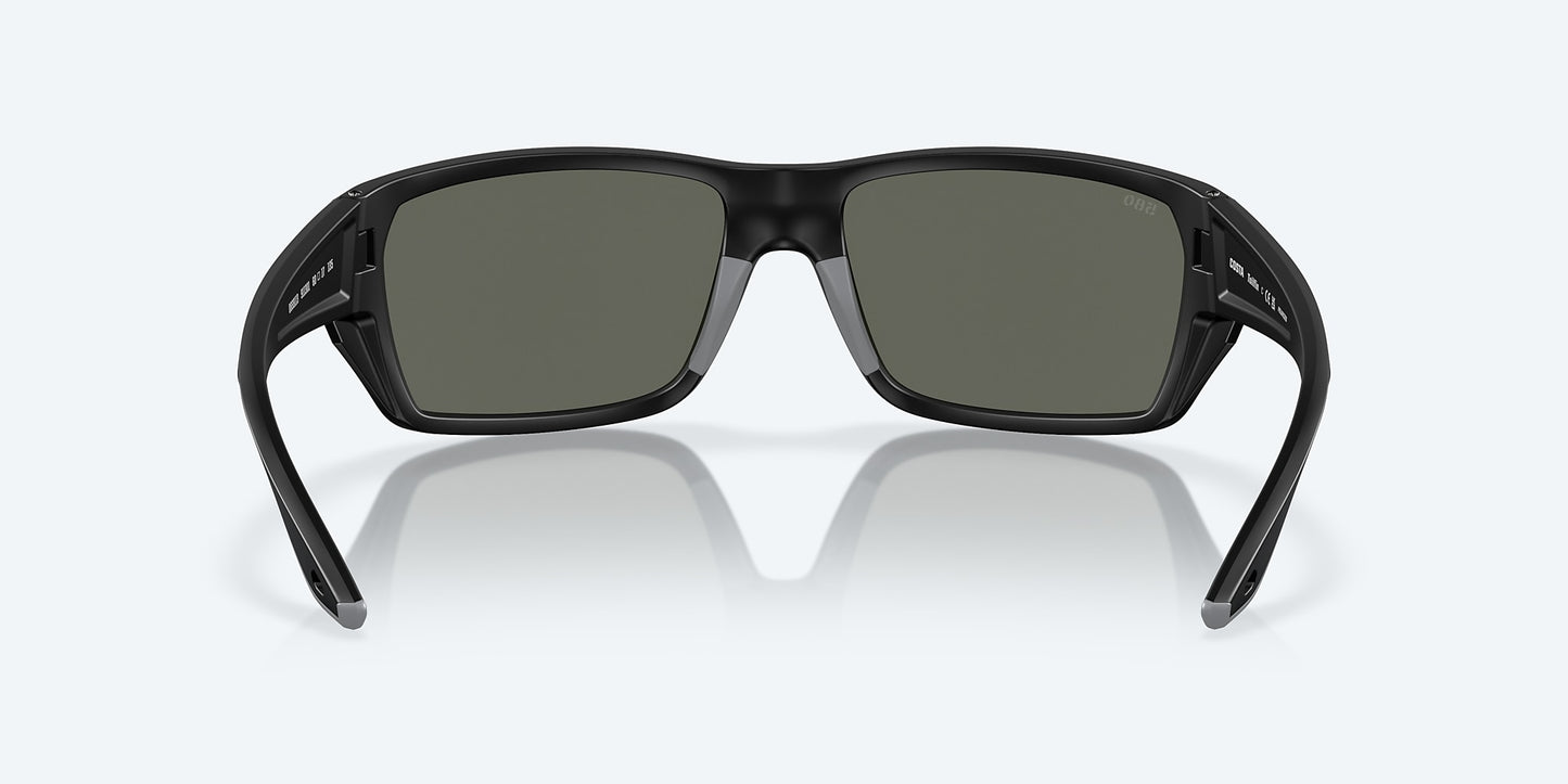 [Gray Polarized Glass Lenses, Matte Black Frame]