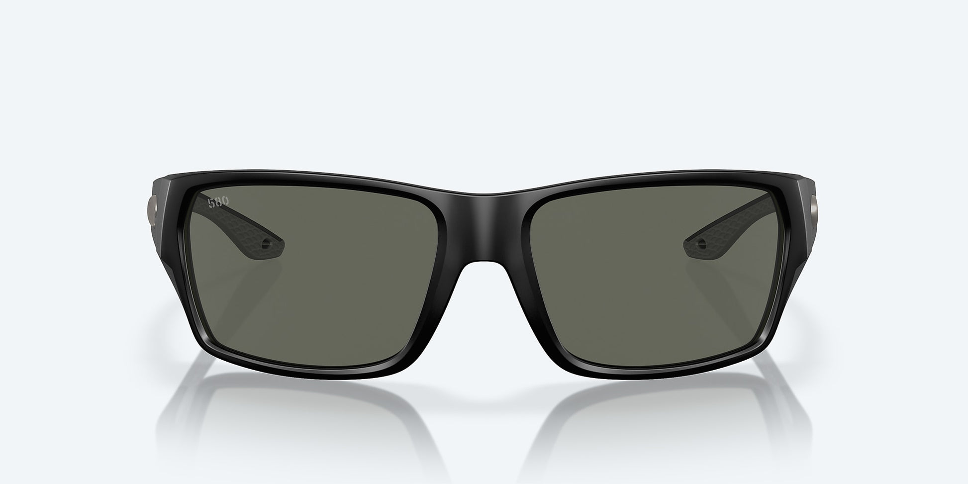 [Gray Polarized Glass Lenses, Matte Black Frame]