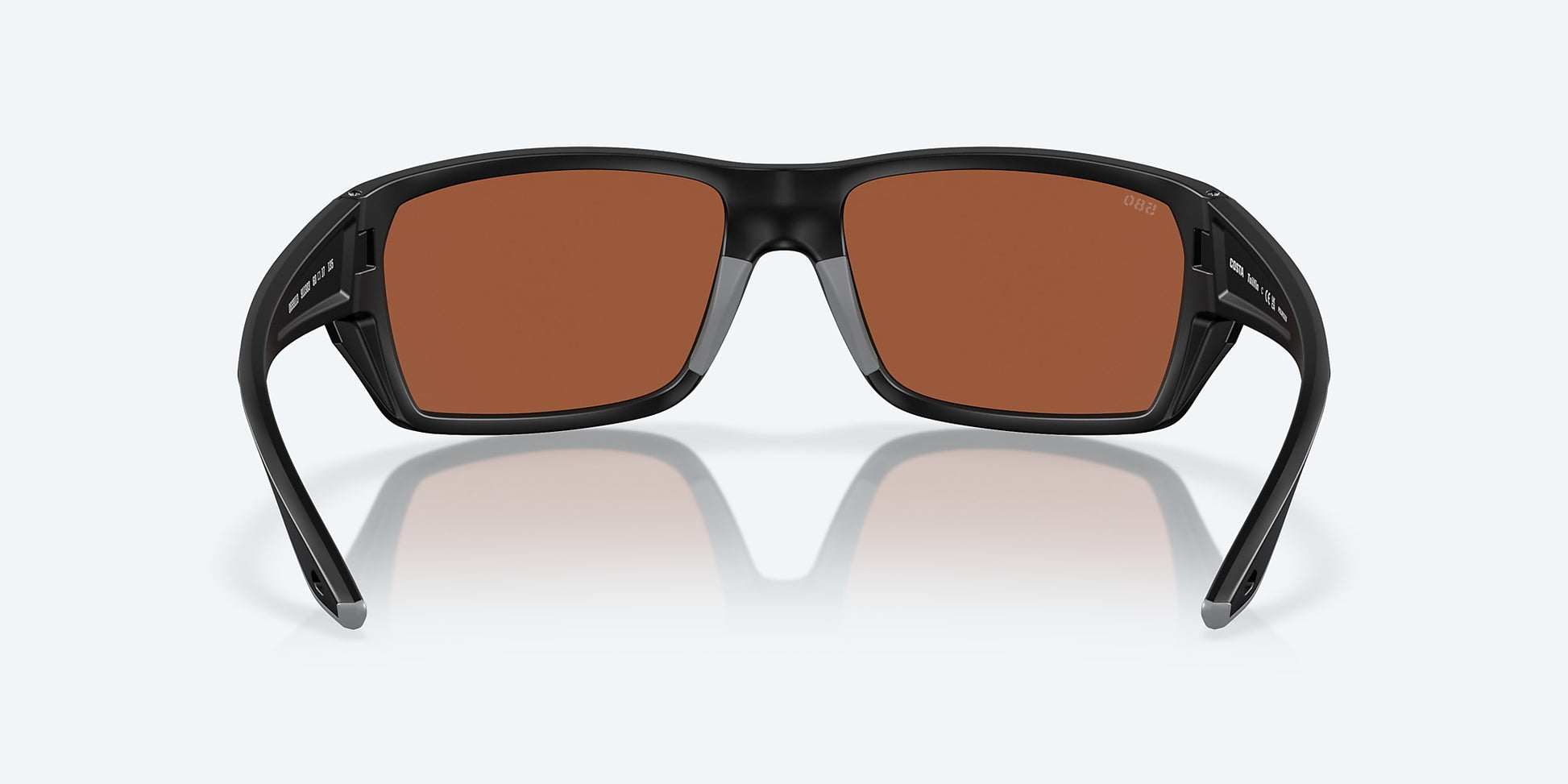 [Green Mirror Polarized Glass Lenses, Matte Black Frame]