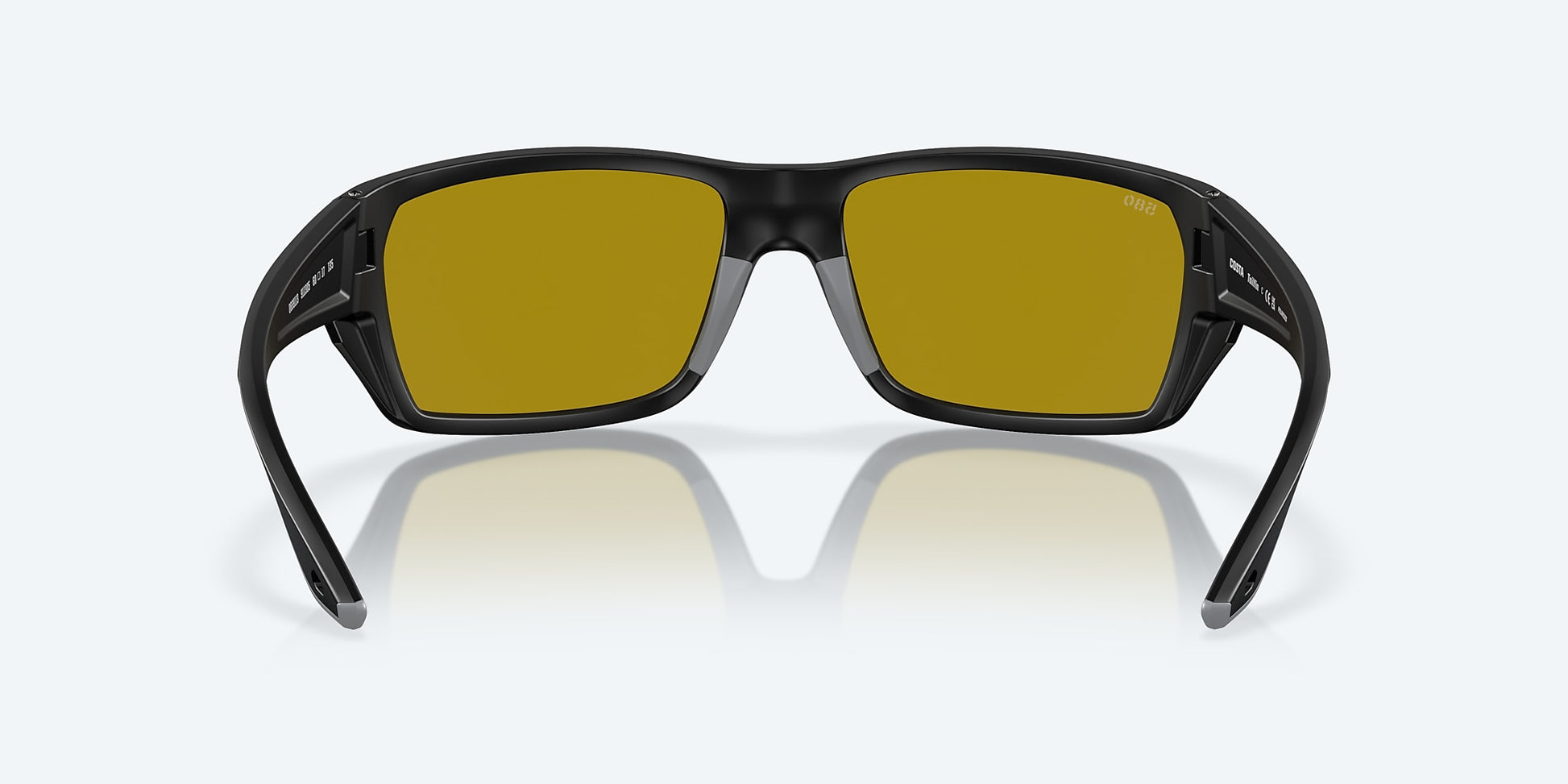 [Sunrise Silver Mirror Polarized Glass Lenses, Matte Black Frame]
