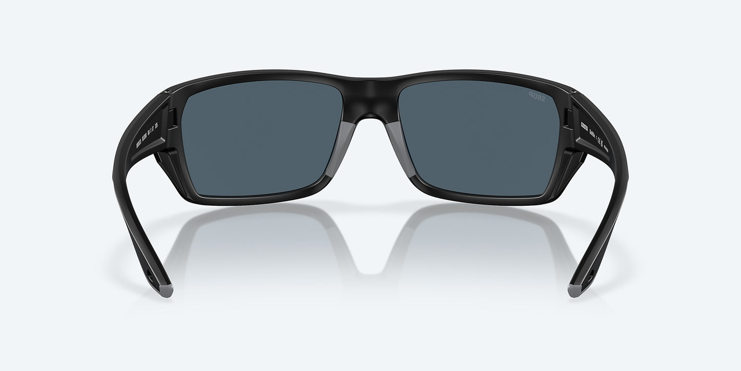 [Gray Polarized Polycarbonate Lenses, Matte Black Frame]
