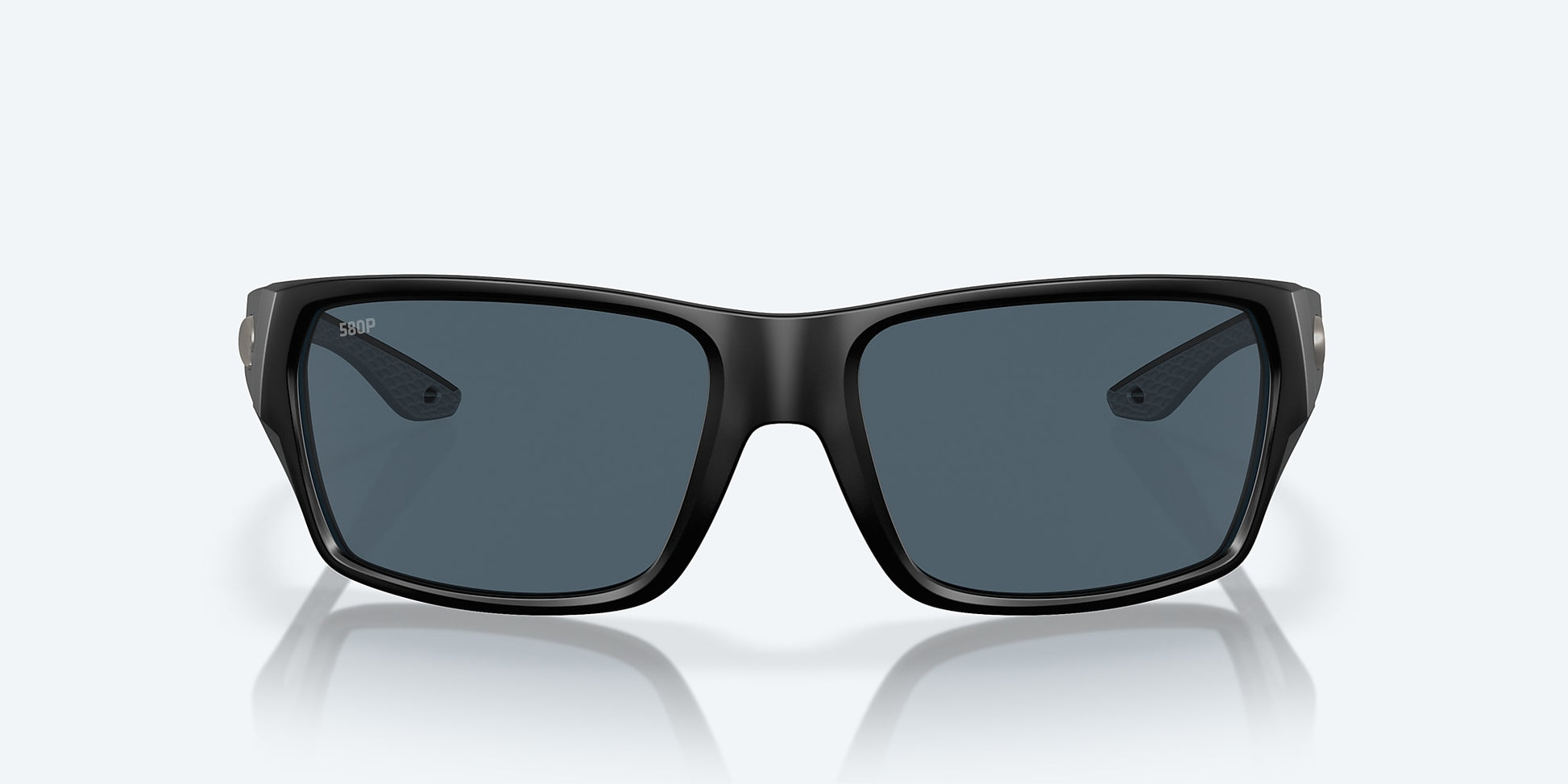 [Gray Polarized Polycarbonate Lenses, Matte Black Frame]