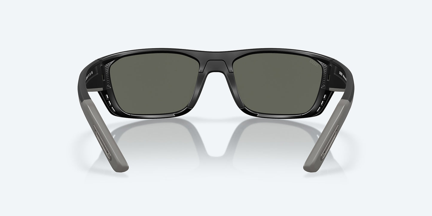 [Gray Polarized Glass Lenses, Matte Black Frame]