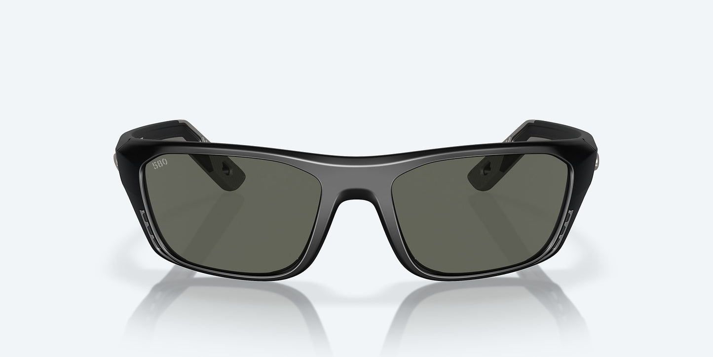 [Gray Polarized Glass Lenses, Matte Black Frame]