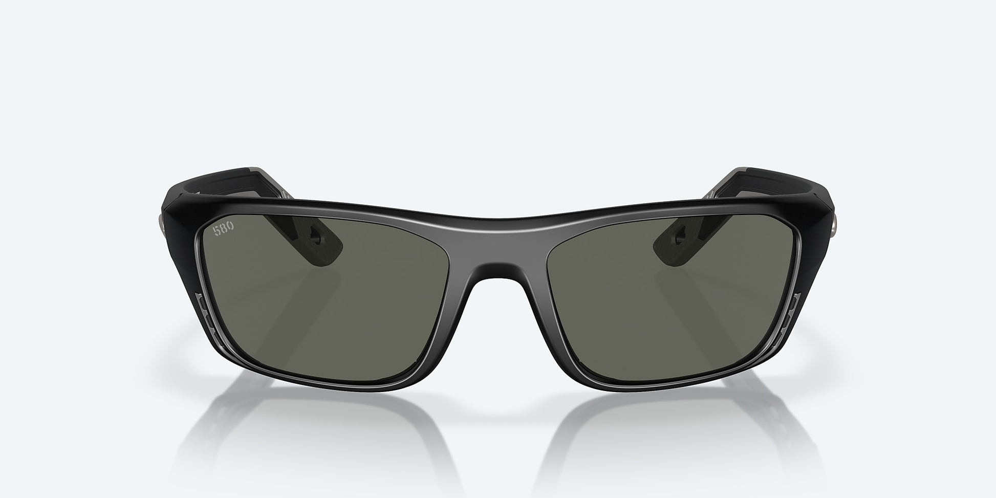 [Gray Polarized Glass Lenses, Matte Black Frame]