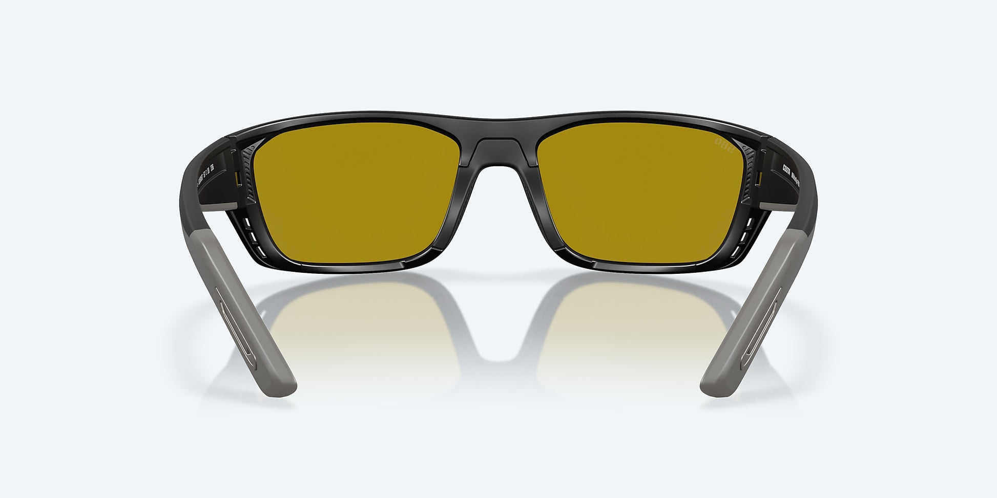 [Sunrise Silver Mirror Polarized Glass Lenses, Matte Black Frame]