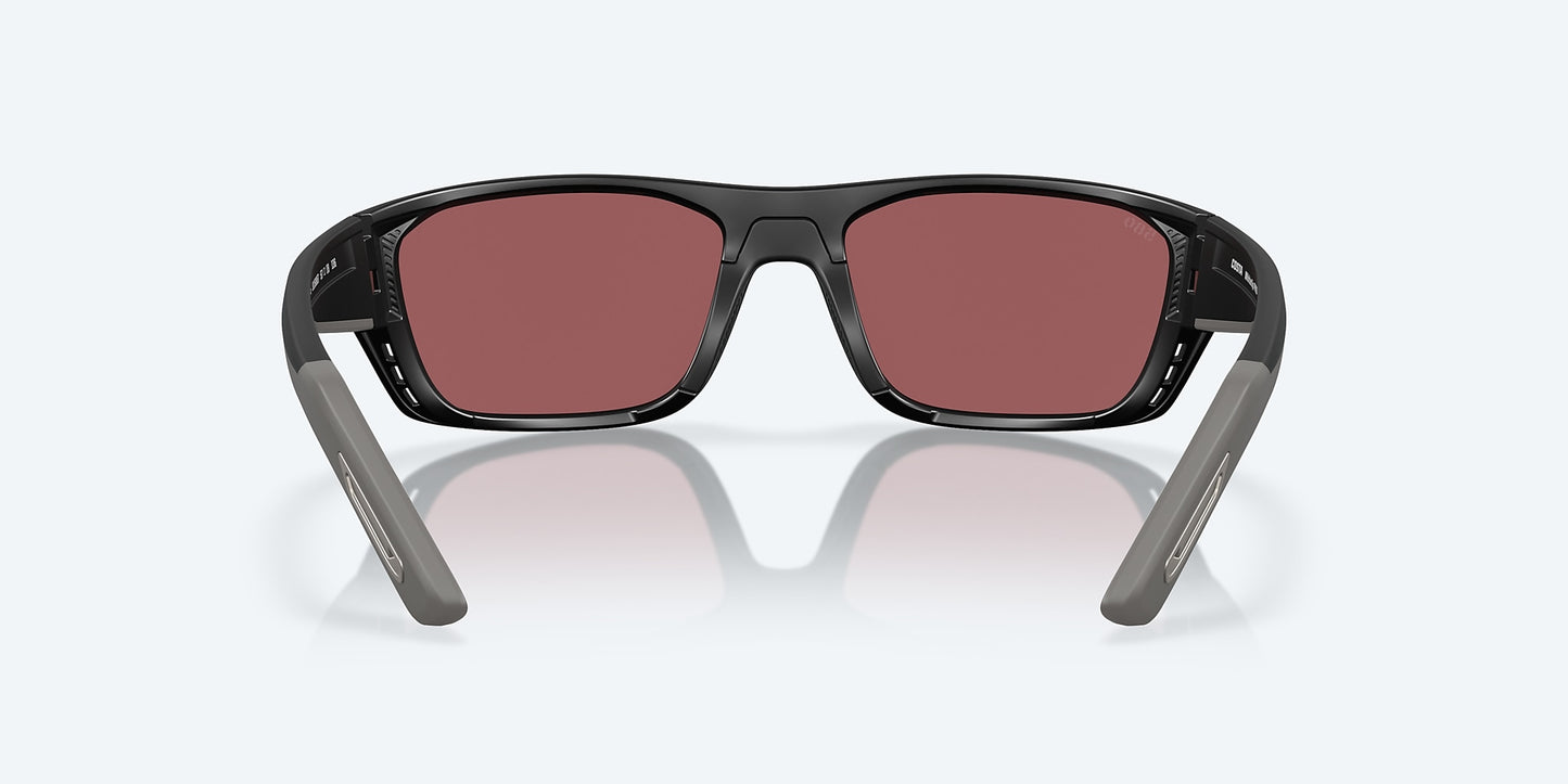 [Gold Mirror Polarized Glass Lenses, Matte Black Frame]