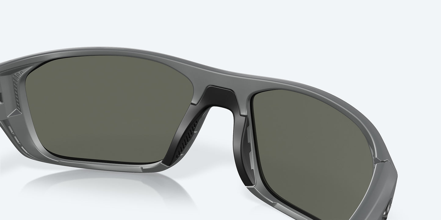 [Gray Polarized Glass Lenses, Matte Gray Frame]