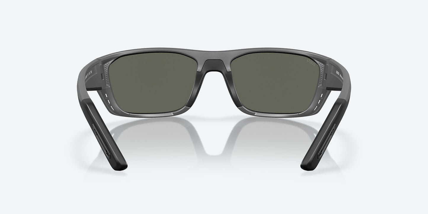 [Gray Polarized Glass Lenses, Matte Gray Frame]