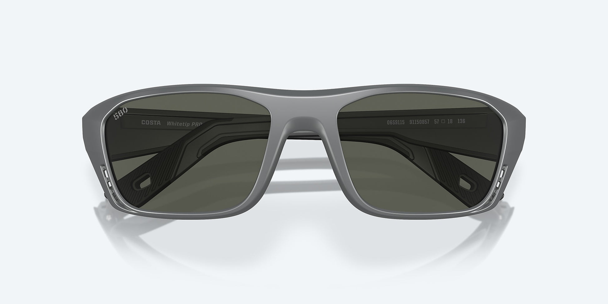 [Gray Polarized Glass Lenses, Matte Gray Frame]