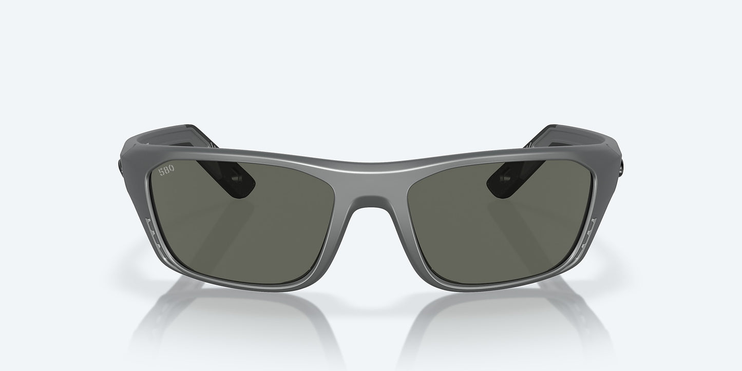 [Gray Polarized Glass Lenses, Matte Gray Frame]