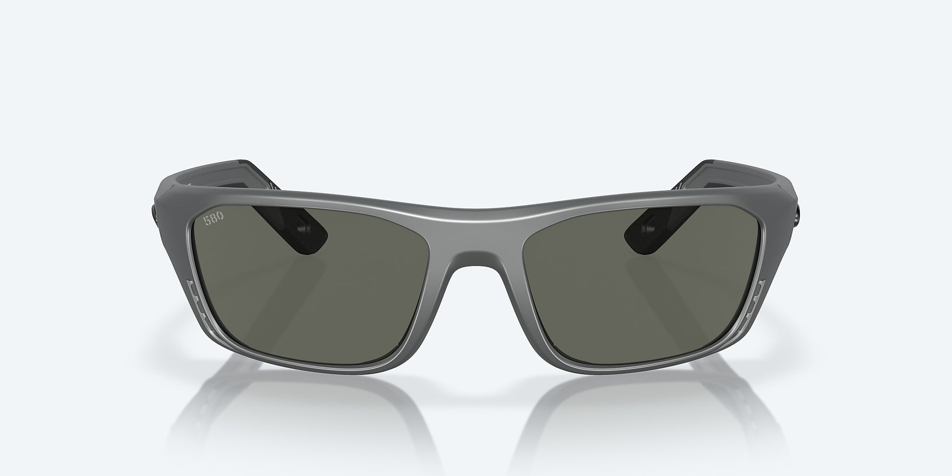 [Gray Polarized Glass Lenses, Matte Gray Frame]