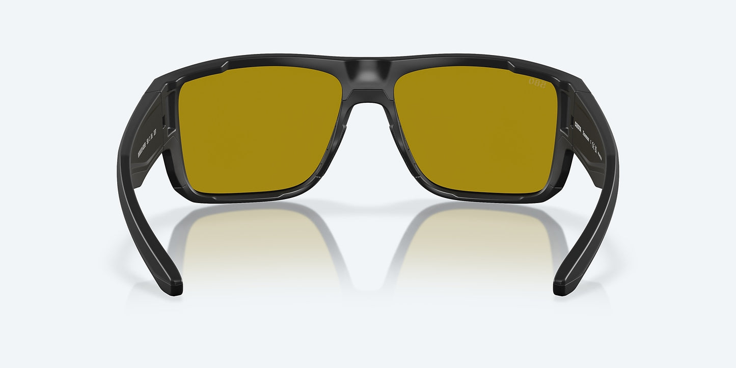 [Sunrise Silver Mirror Polarized Glass Lenses, Matte Black Frame]
