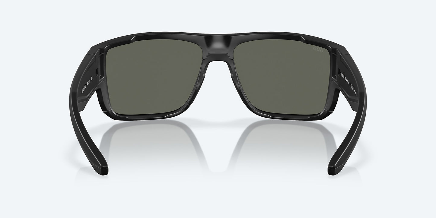 [Gray Polarized Glass Lenses, Matte Black Frame]