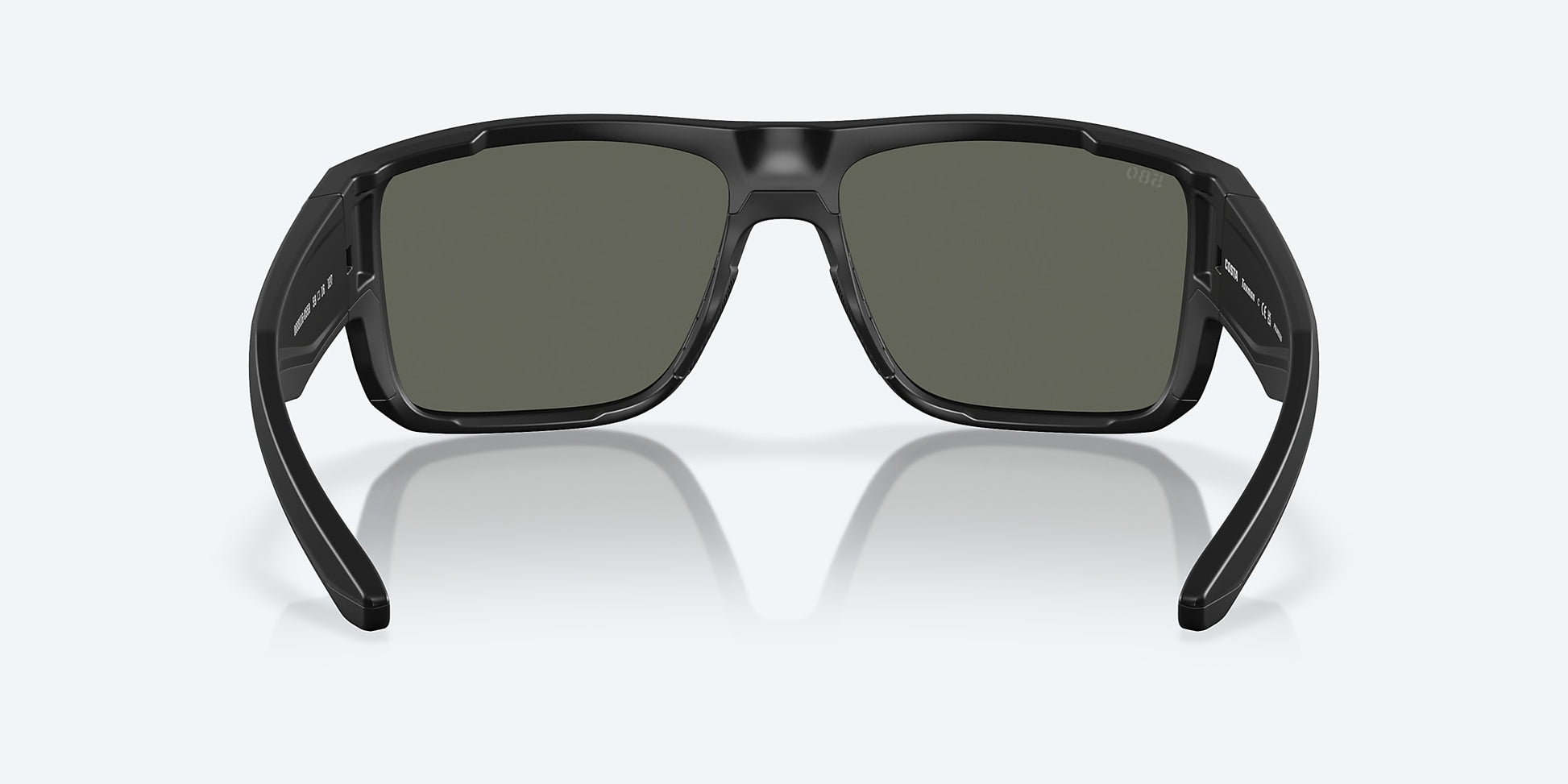 [Gray Polarized Glass Lenses, Matte Black Frame]
