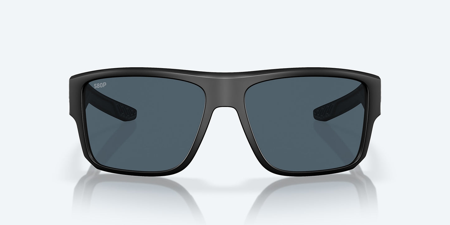 [Gray Polarized Polycarbonate Lenses, Matte Black Frame]