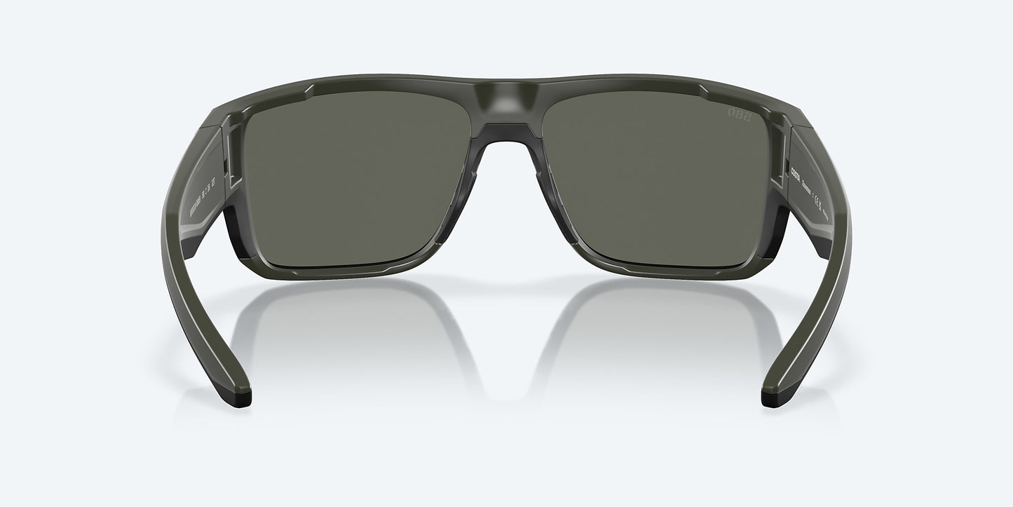 [Gray Polarized Glass Lenses, Matte Olive Frame]
