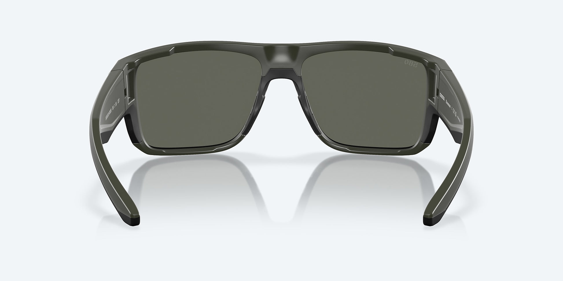 [Gray Polarized Glass Lenses, Matte Olive Frame]