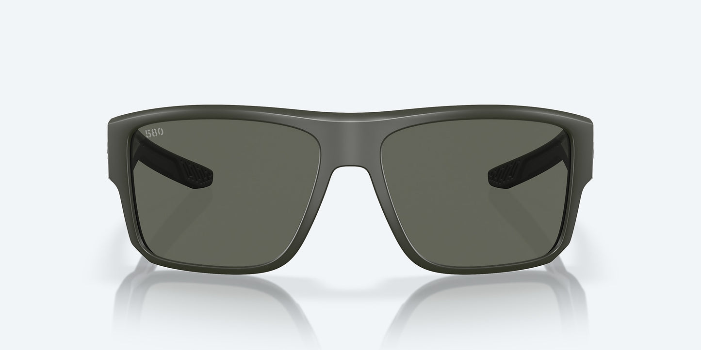 [Gray Polarized Glass Lenses, Matte Olive Frame]
