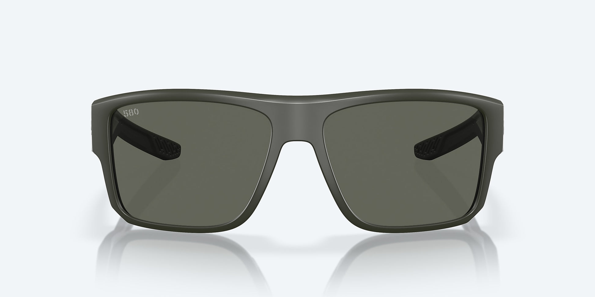 [Gray Polarized Glass Lenses, Matte Olive Frame]