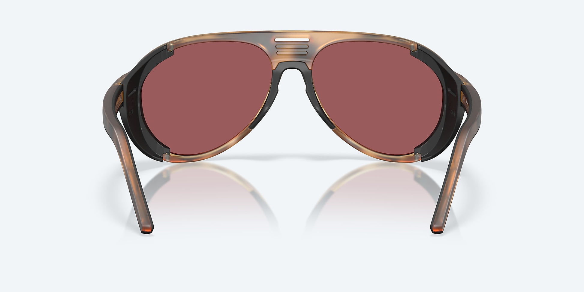 [Gold Mirror Polarized Glass Lenses, Matte Tortoise Frame]