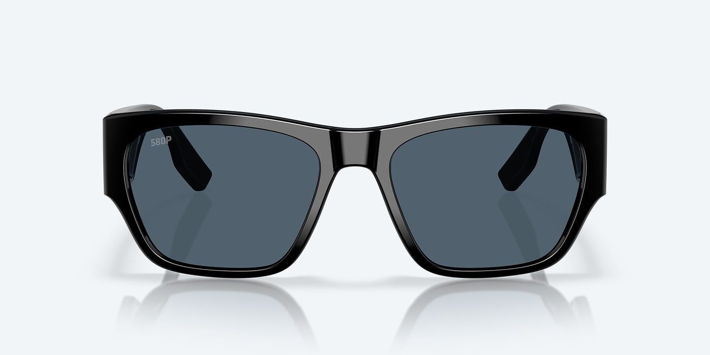 [Gray Polarized Polycarbonate Lenses, Black Frame]