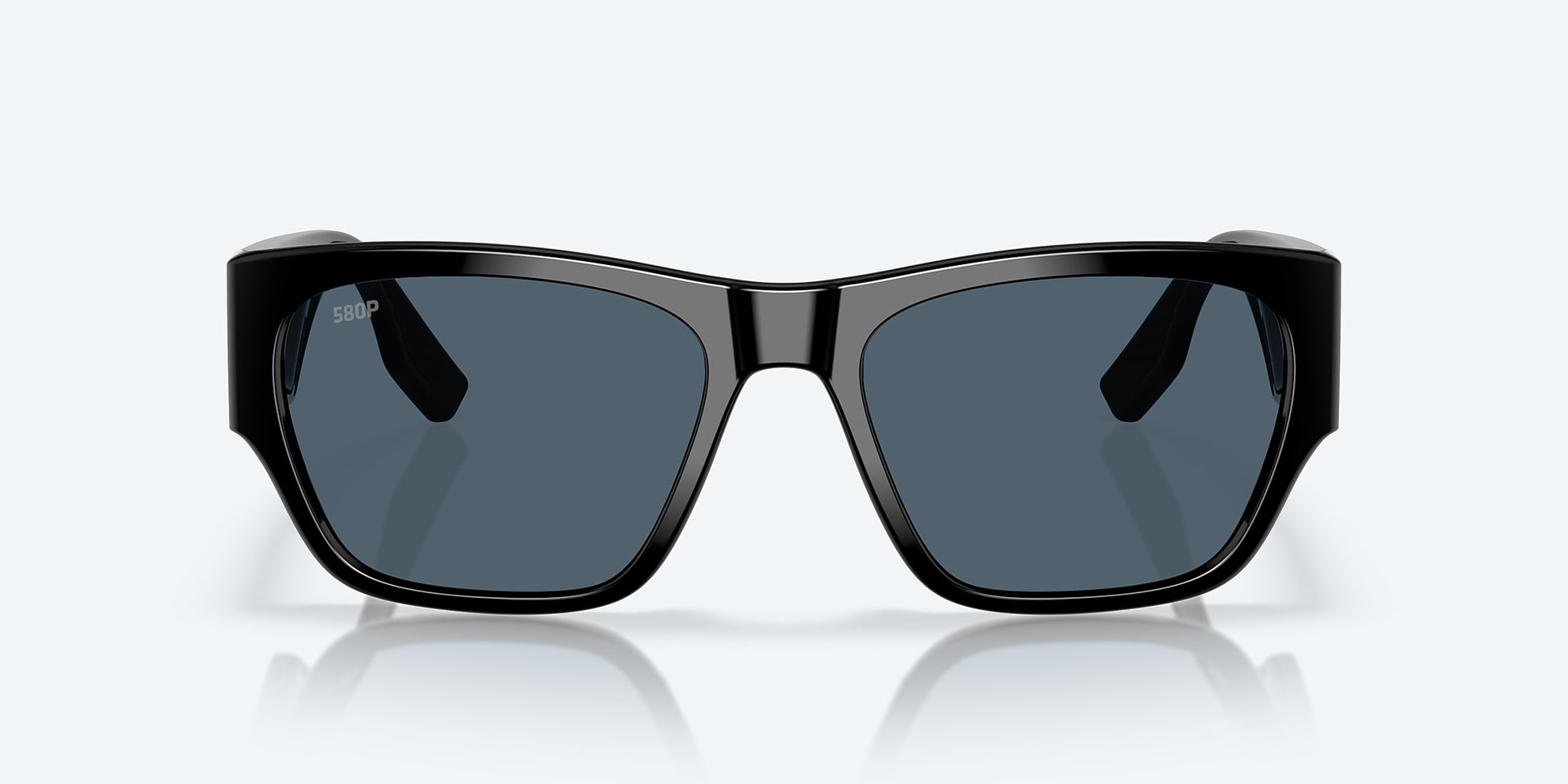 [Gray Polarized Polycarbonate Lenses, Black Frame]