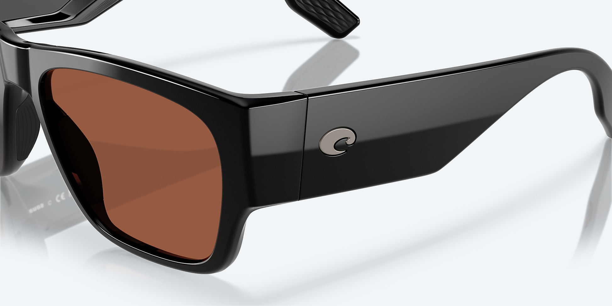 [Copper Polarized Polycarbonate Lenses, Black Frame]