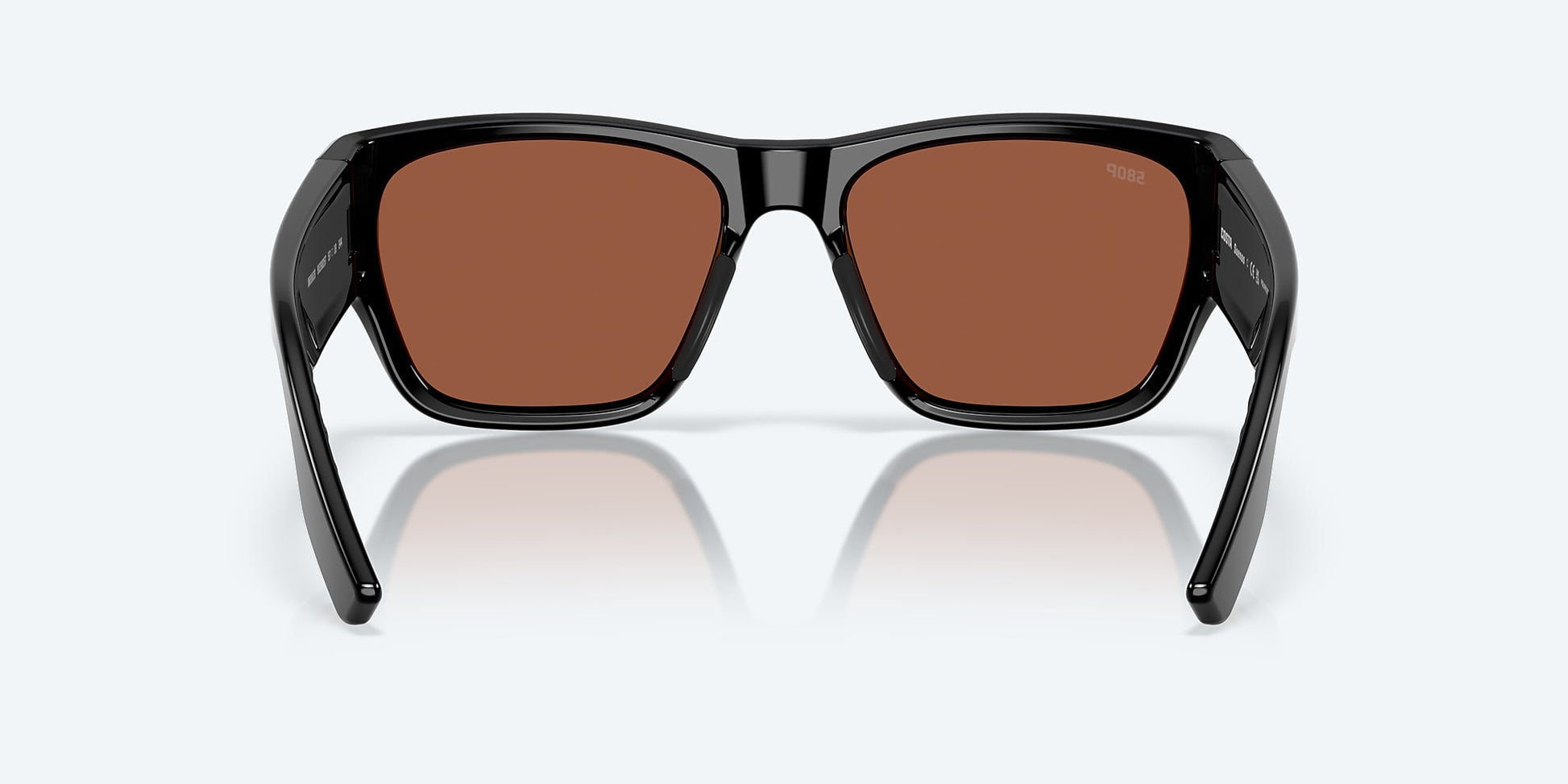 [Copper Polarized Polycarbonate Lenses, Black Frame]