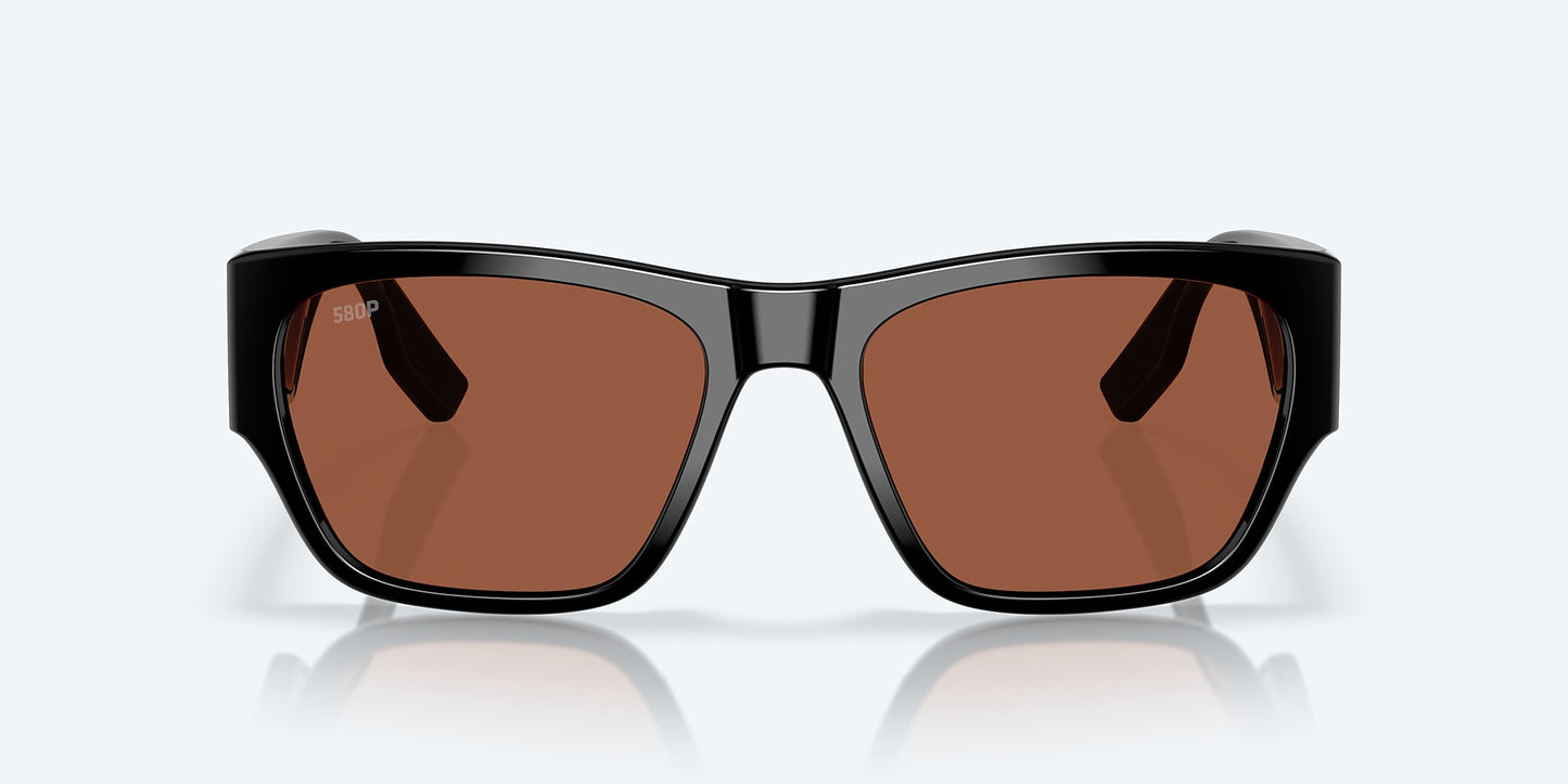 [Copper Polarized Polycarbonate Lenses, Black Frame]