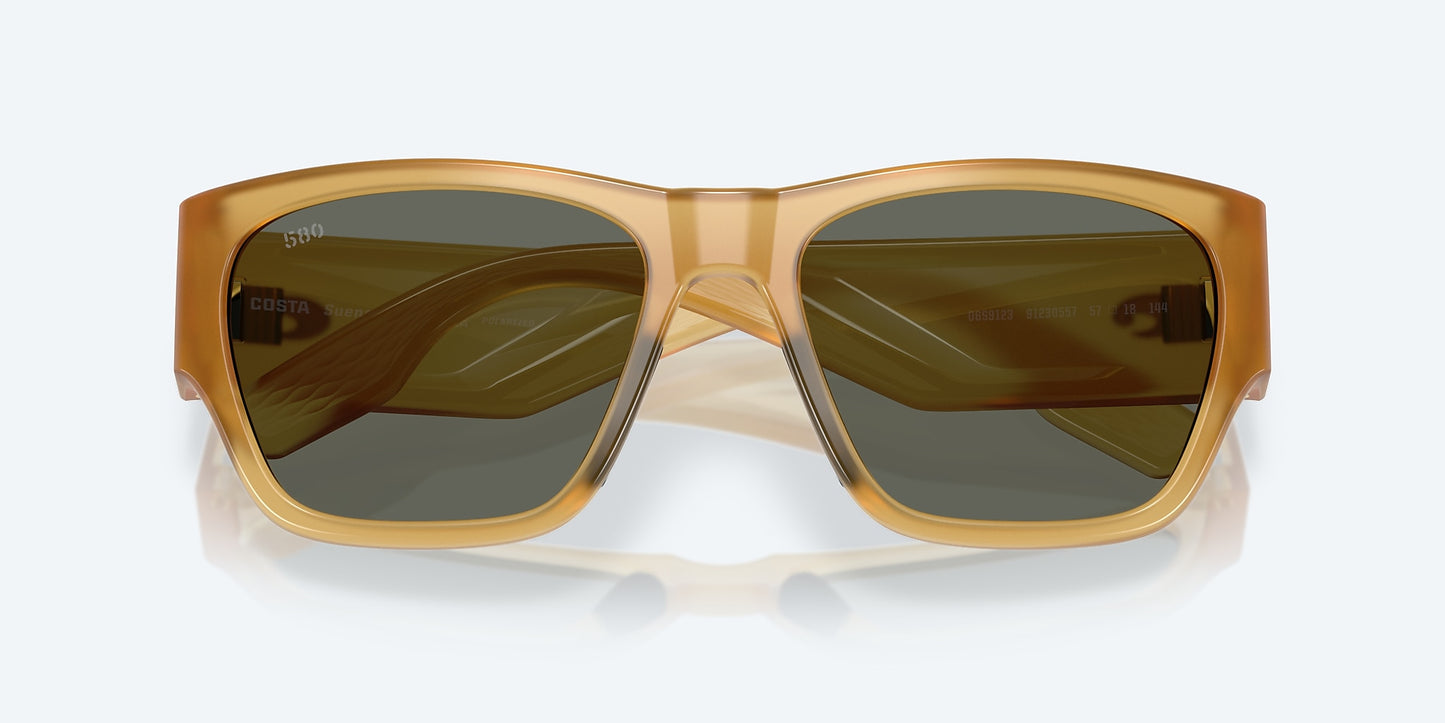 [Gray Polarized Glass Lenses, Sun Coral Frame]