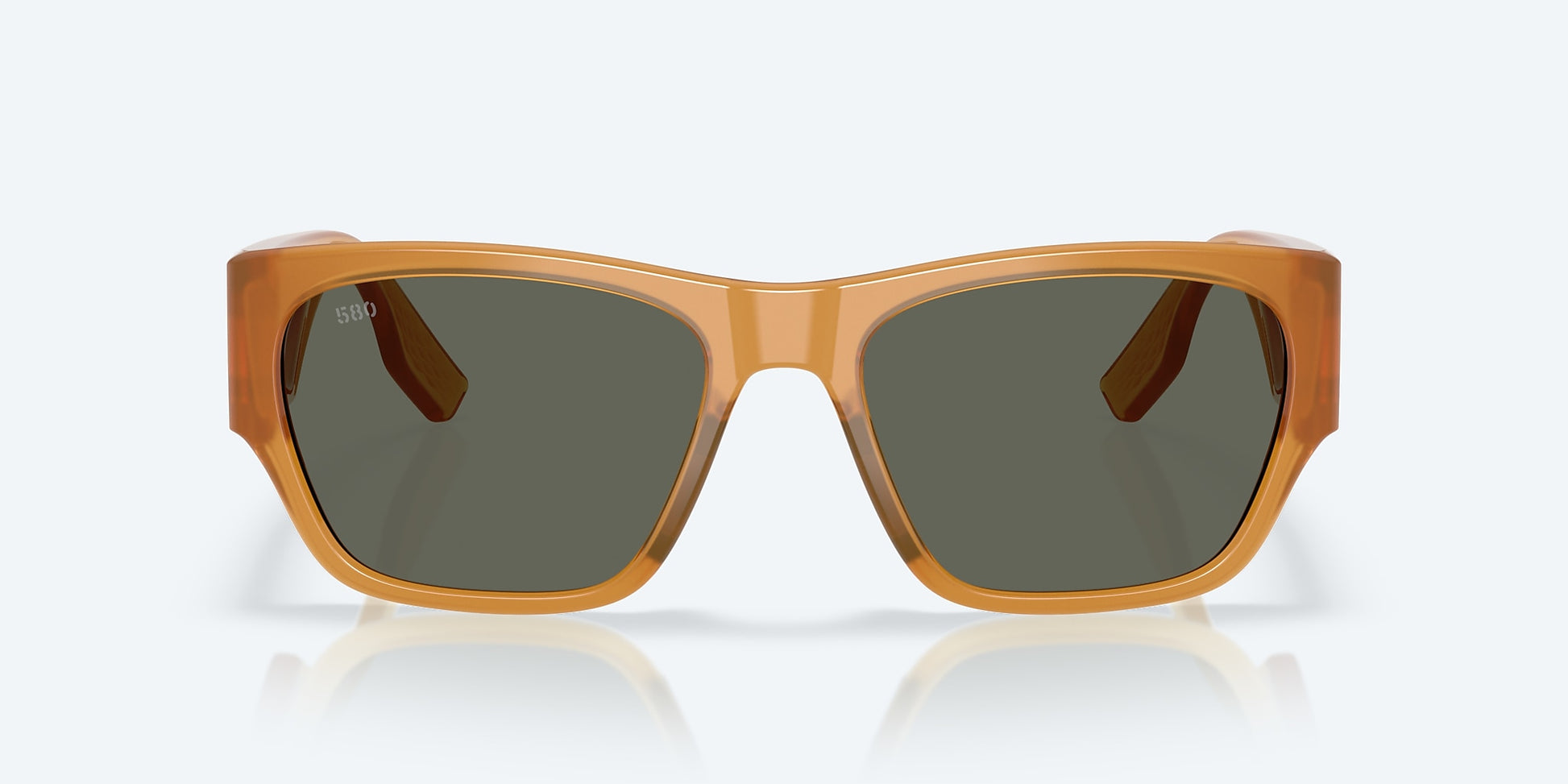 [Gray Polarized Glass Lenses, Sun Coral Frame]