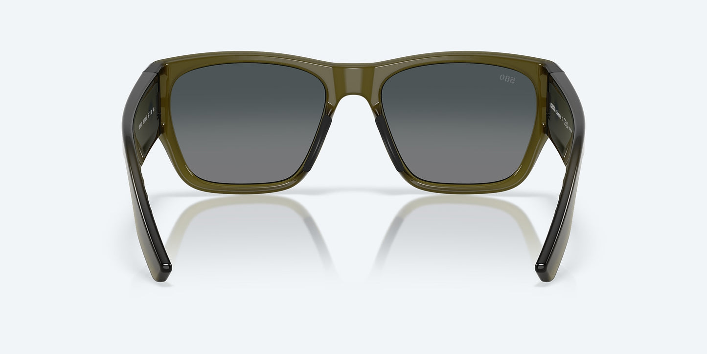 [Gray Gradient Polarized Glass Lenses, Translucent Algae Frame]