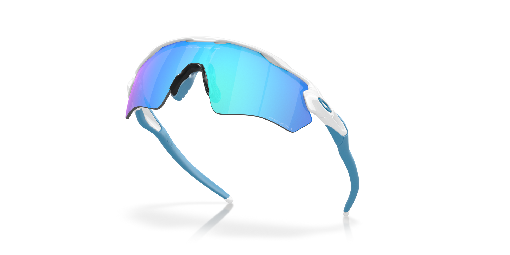 [Prizm Sapphire Lenses, Polished White Frame]
