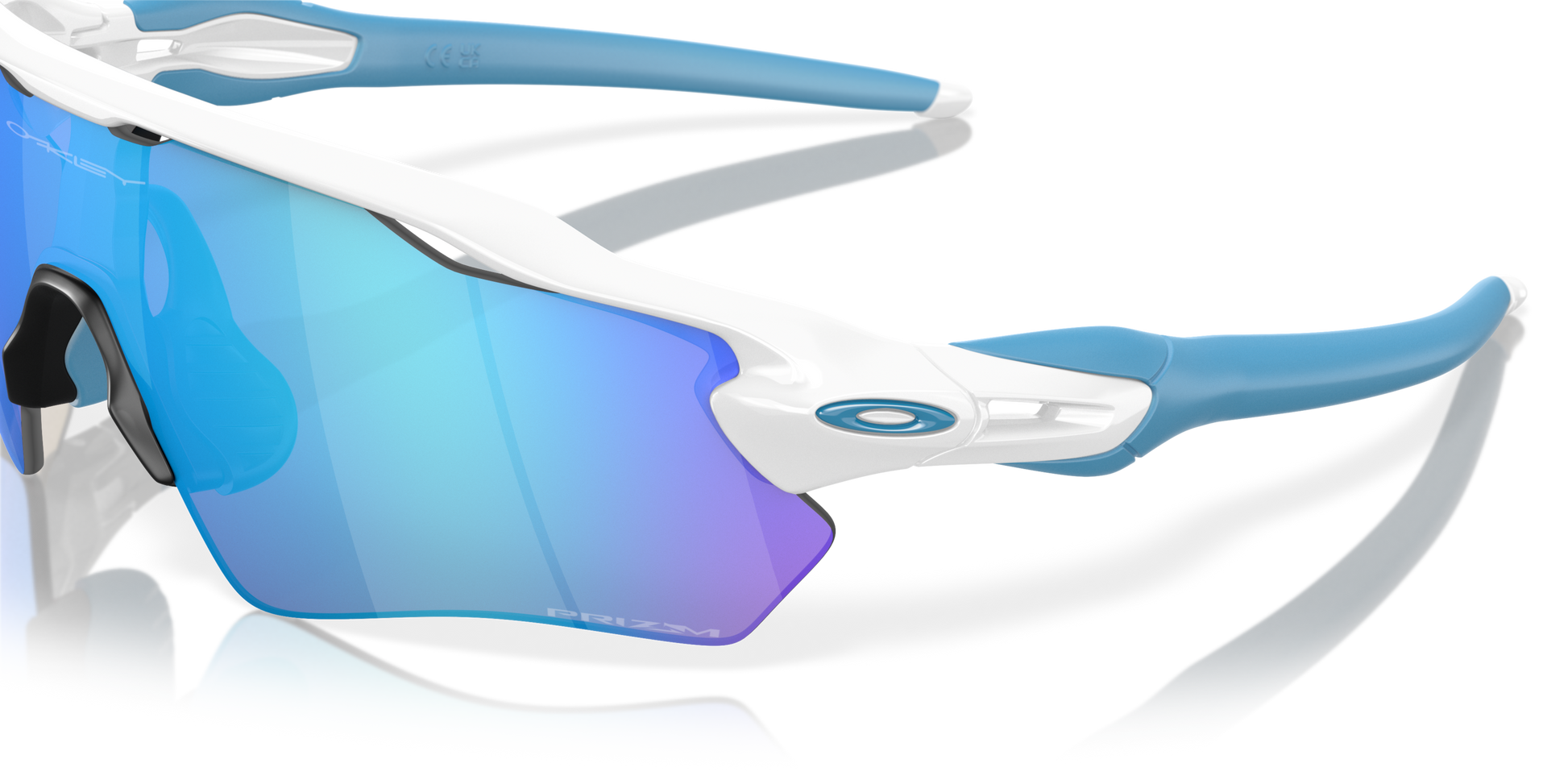 [Prizm Sapphire Lenses, Polished White Frame]