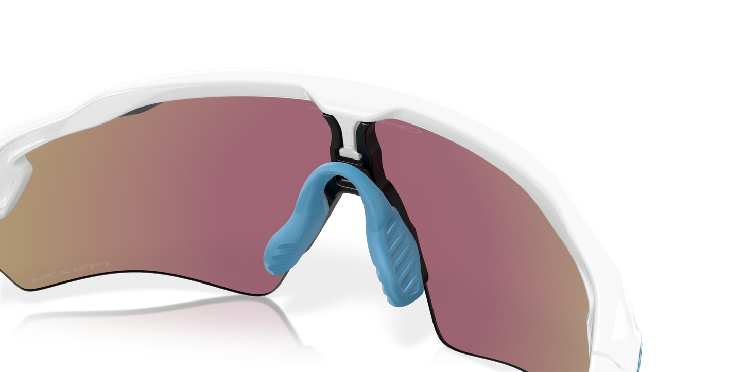 [Prizm Sapphire Lenses, Polished White Frame]