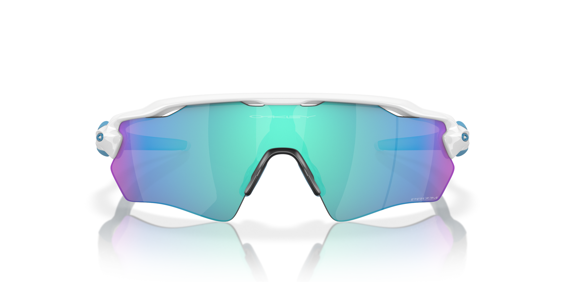 [Prizm Sapphire Lenses, Polished White Frame]