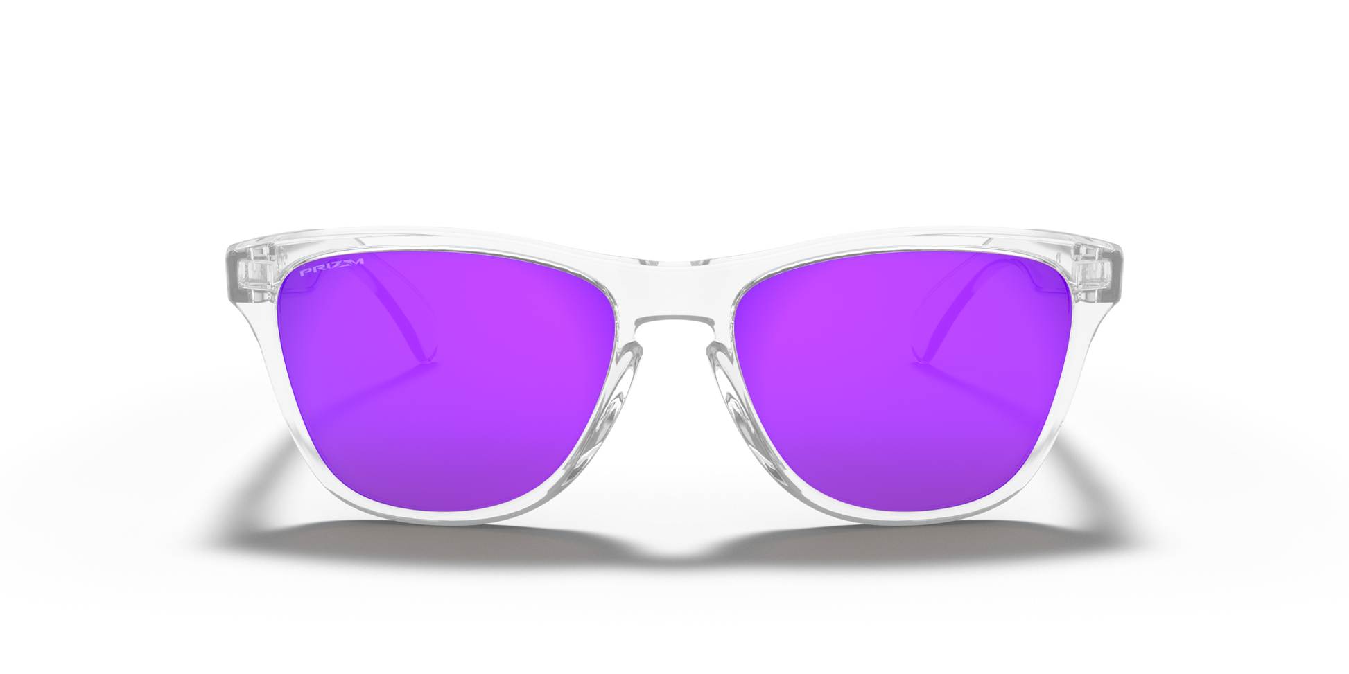 [Prizm Violet Lenses, Polished Clear Frame]