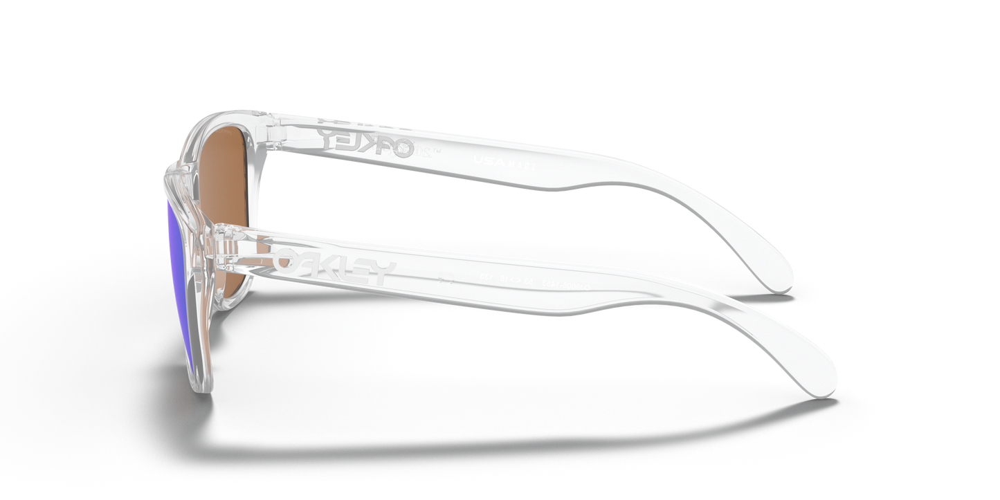 [Prizm Violet Lenses, Polished Clear Frame]
